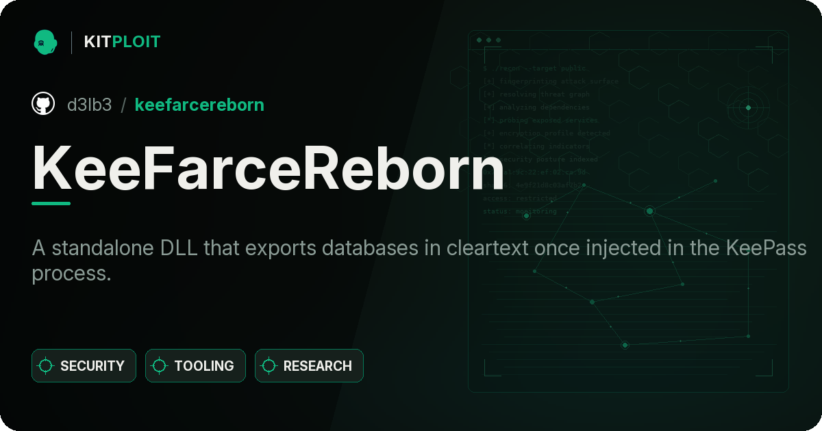 KeeFarceReborn preview