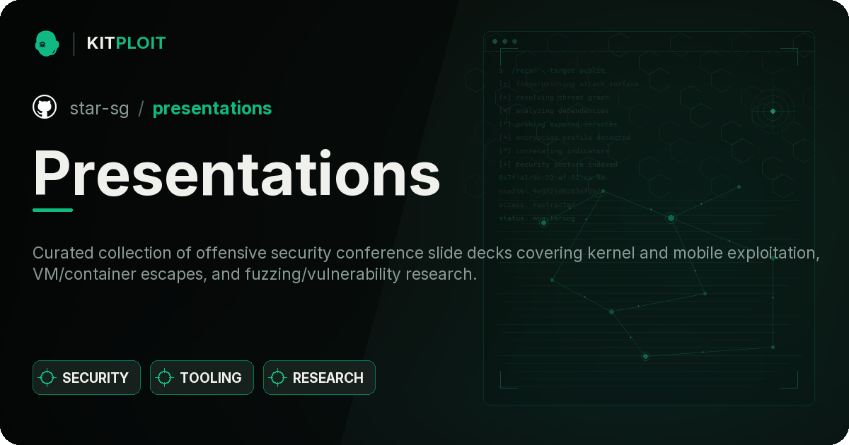 Presentations preview
