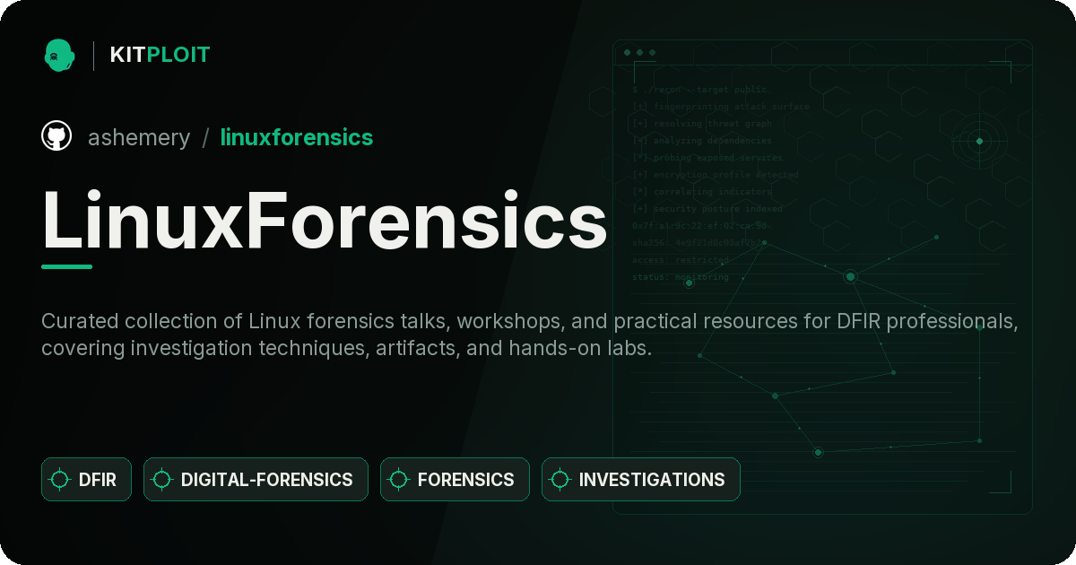 LinuxForensics preview