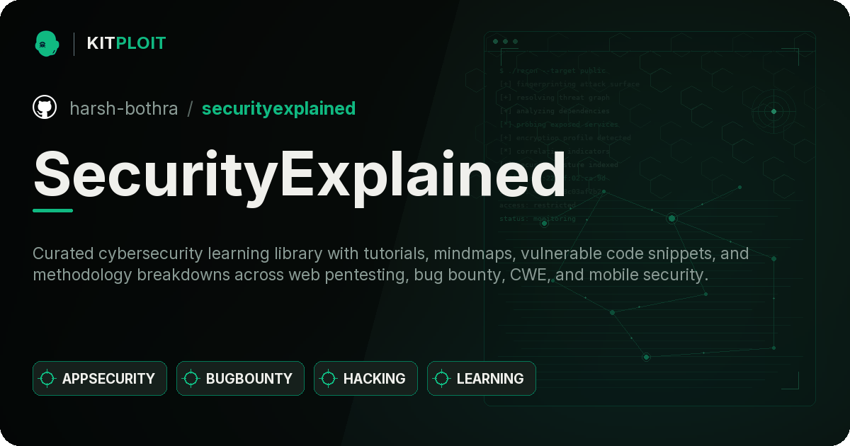 SecurityExplained preview