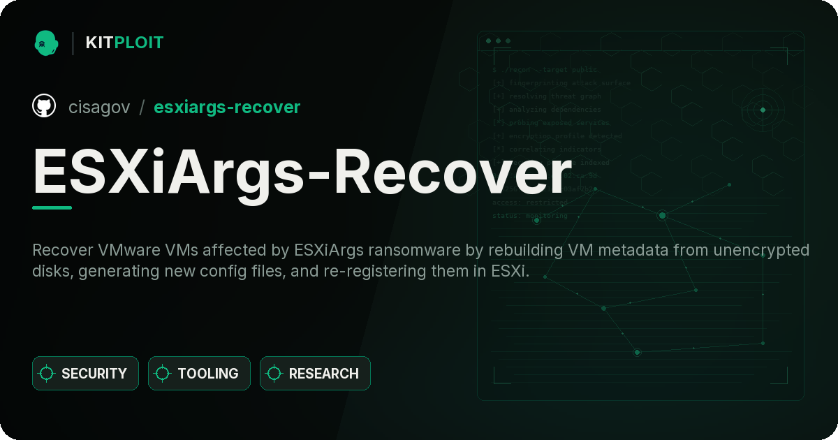 ESXiArgs-Recover preview