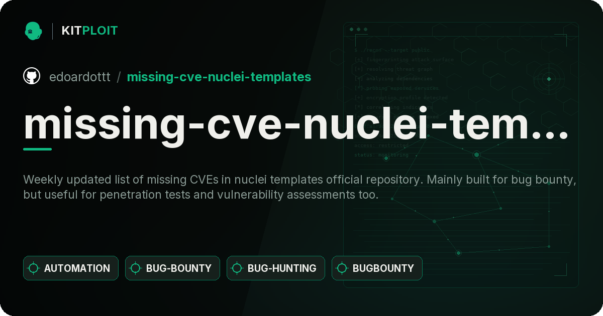 missing-cve-nuclei-templates preview