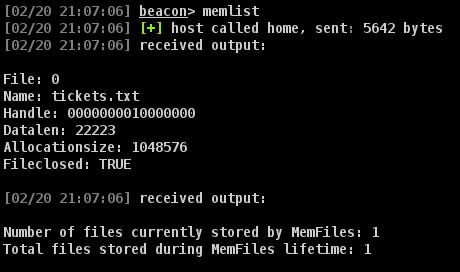 MemFiles preview