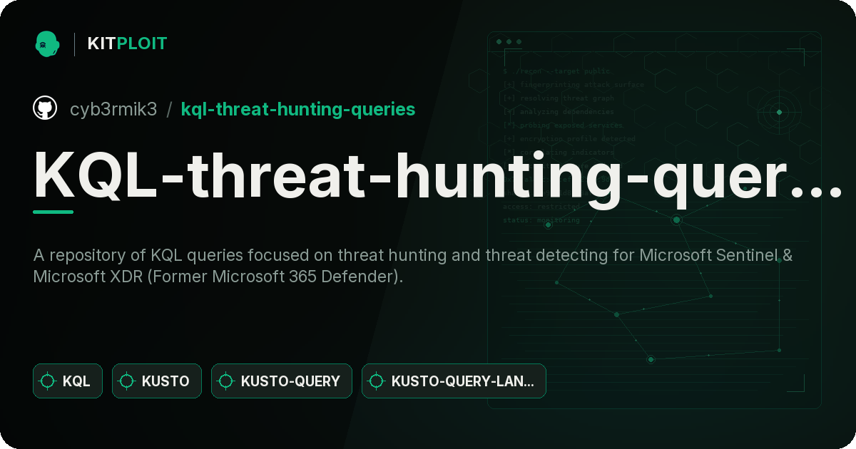 KQL-threat-hunting-queries preview