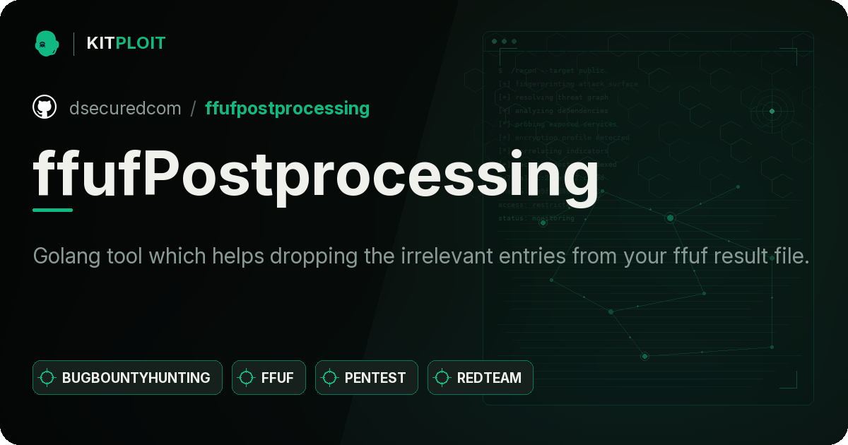 ffufPostprocessing preview