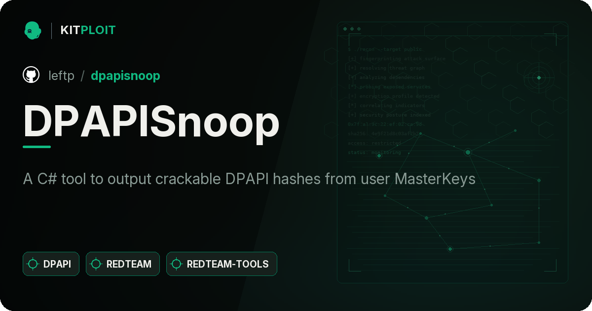 DPAPISnoop preview