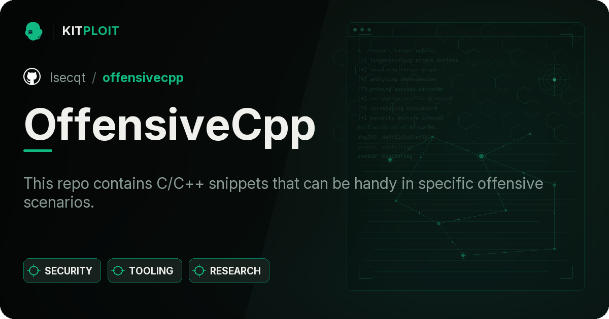 OffensiveCpp preview