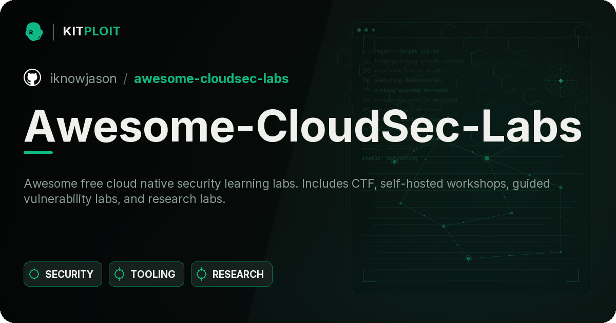 Awesome-CloudSec-Labs preview