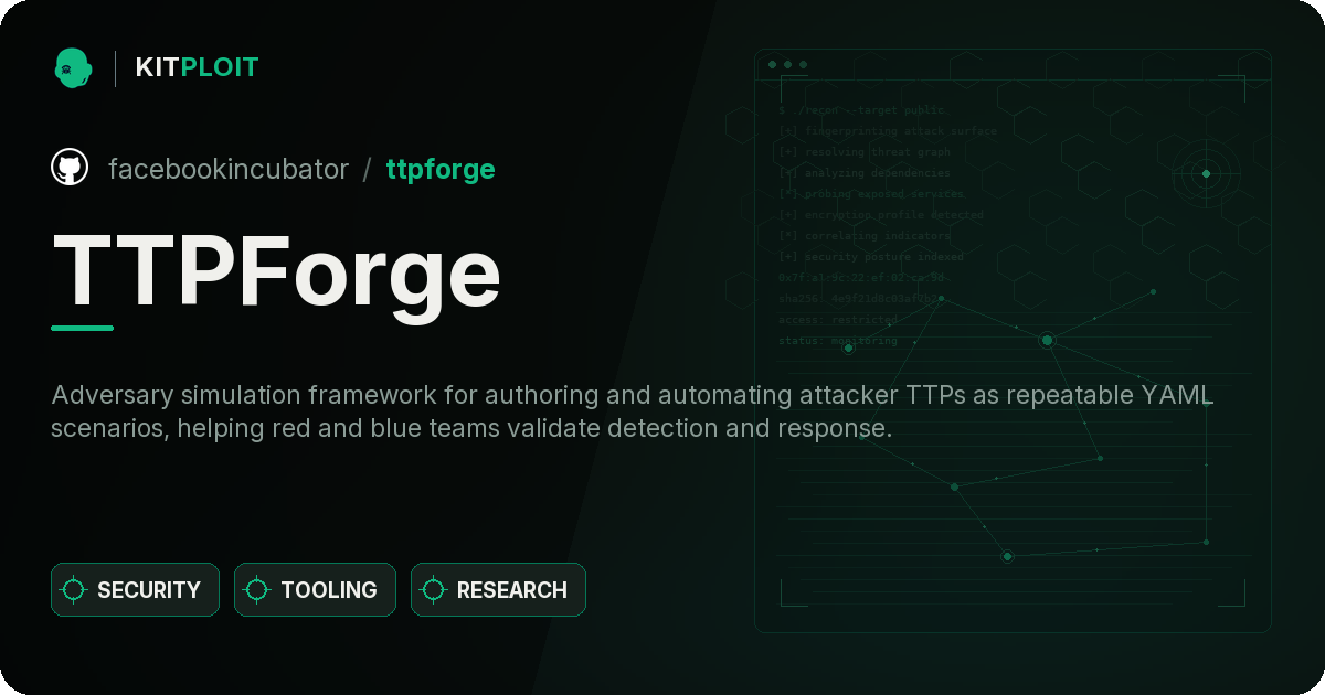 TTPForge preview