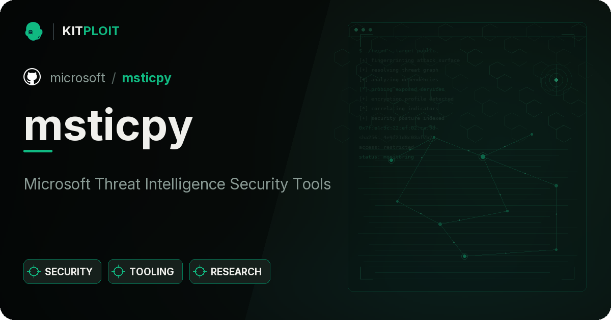 msticpy preview