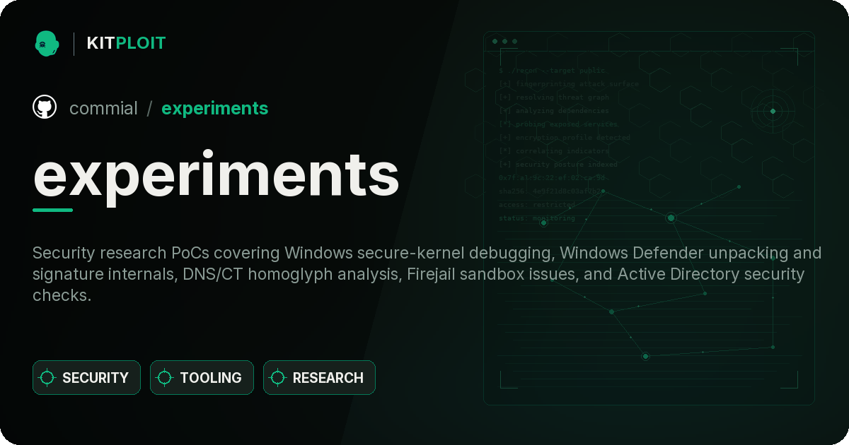 experiments preview