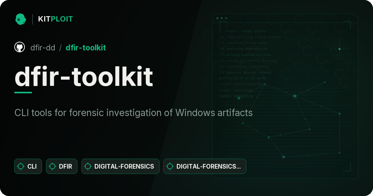 dfir-toolkit preview