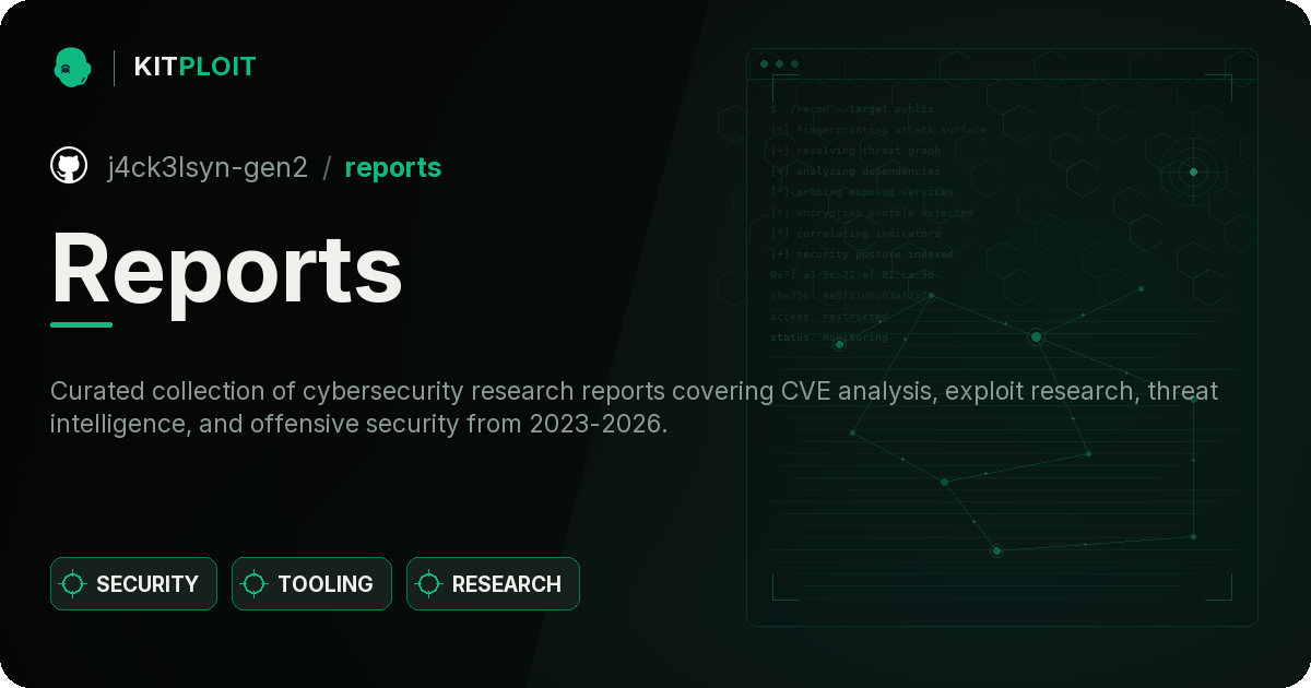 Reports preview