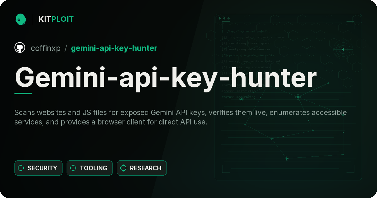 Gemini-api-key-hunter preview