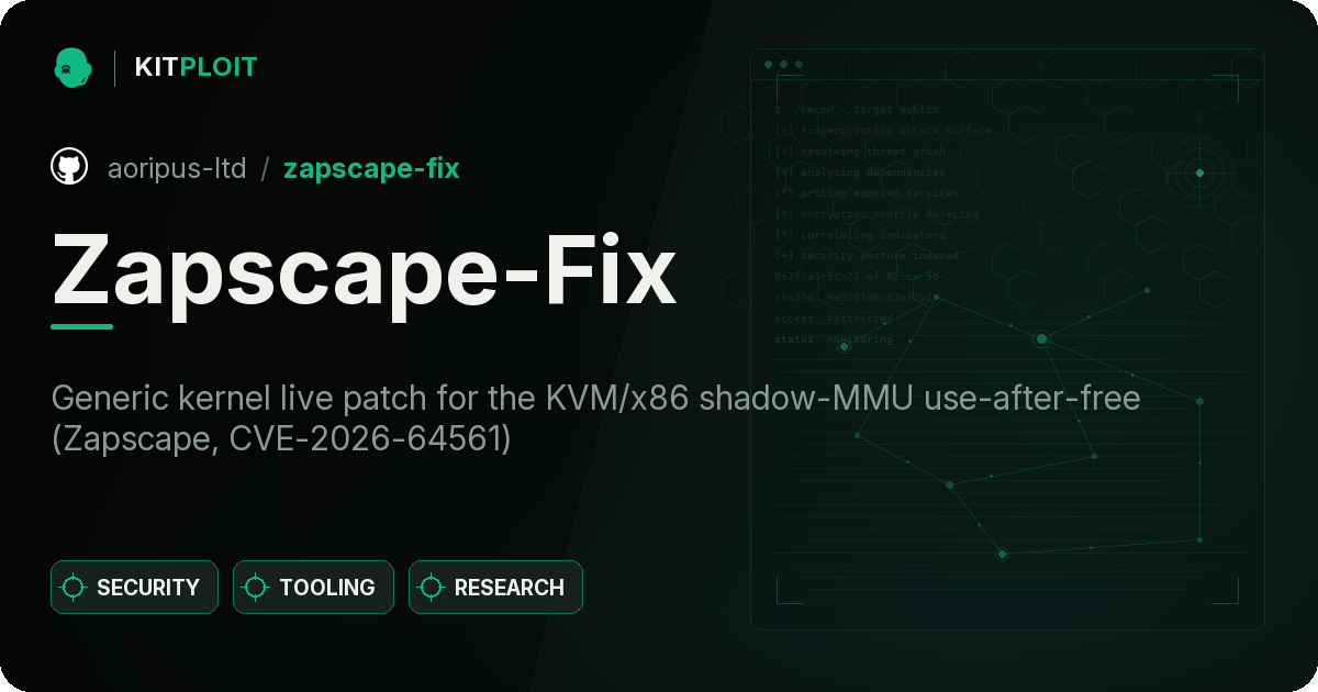 Zapscape-Fix preview