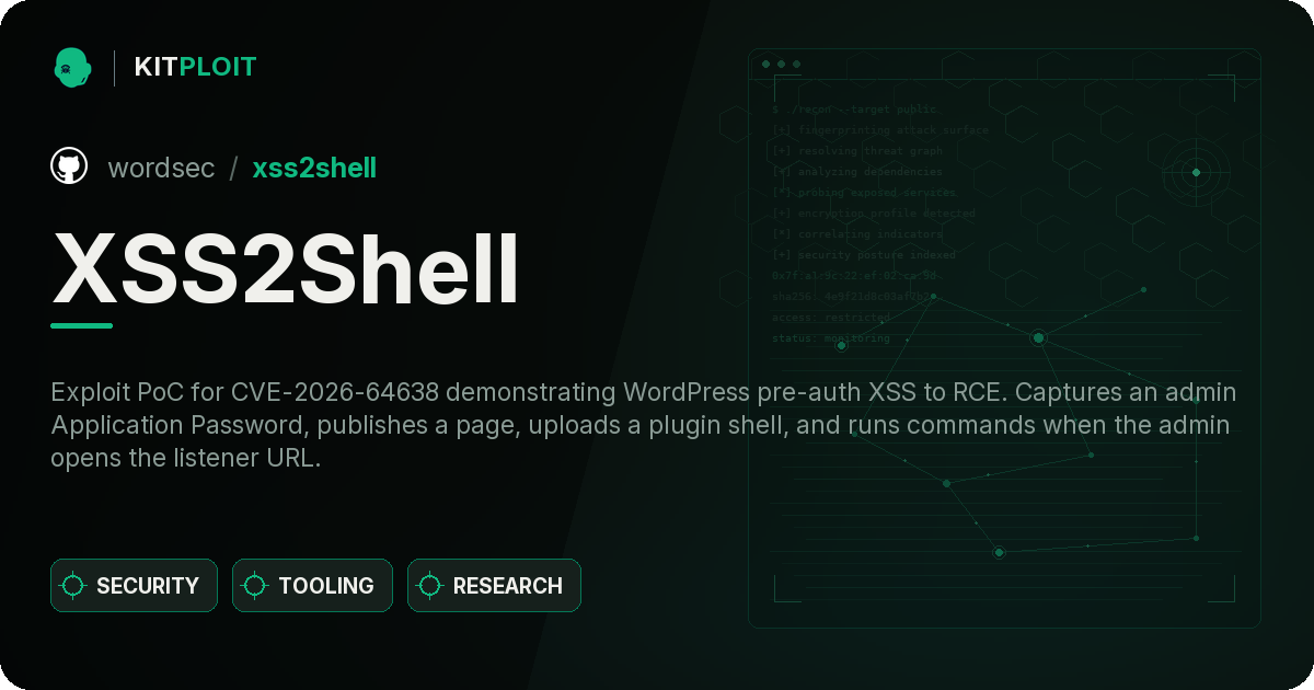 XSS2Shell preview