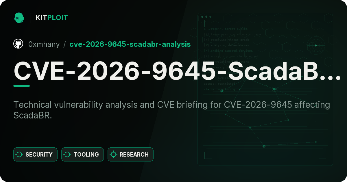 CVE-2026-9645-ScadaBR-Analysis preview