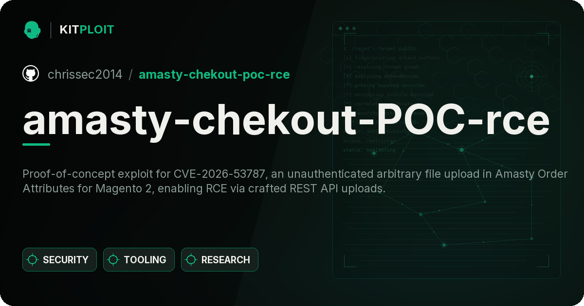 amasty-chekout-POC-rce preview