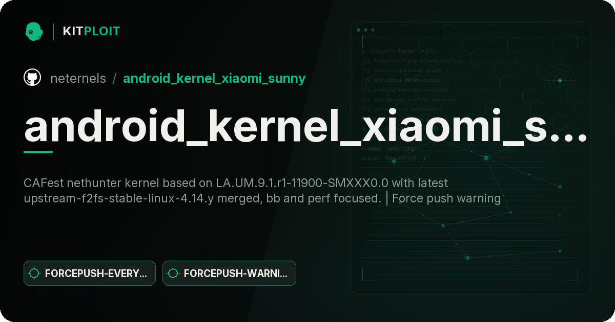 android_kernel_xiaomi_sunny preview