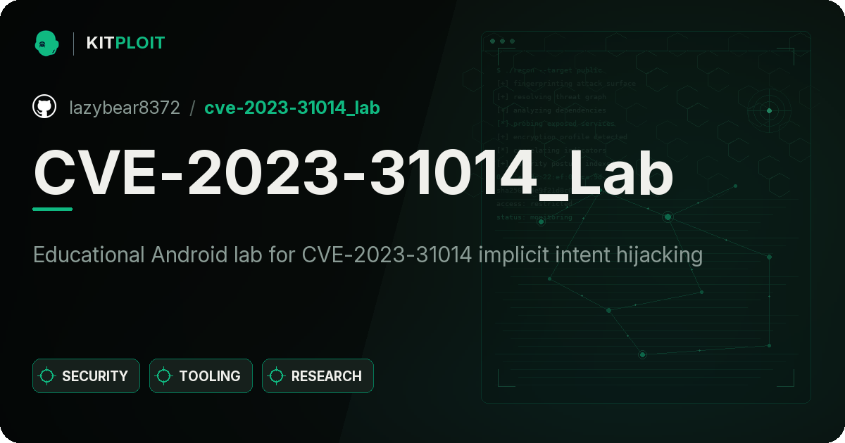 CVE-2023-31014_Lab preview