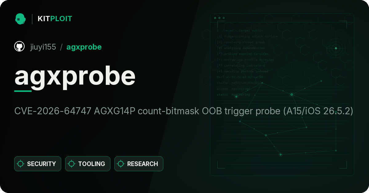 agxprobe preview
