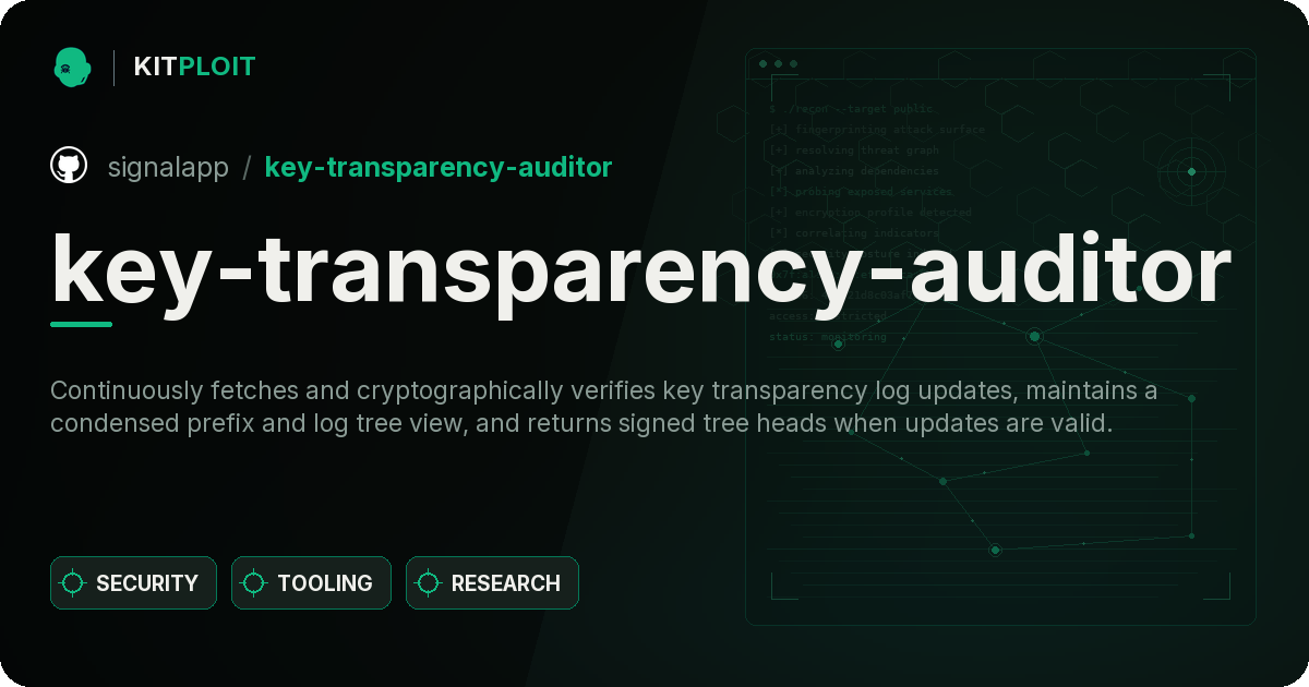 key-transparency-auditor preview