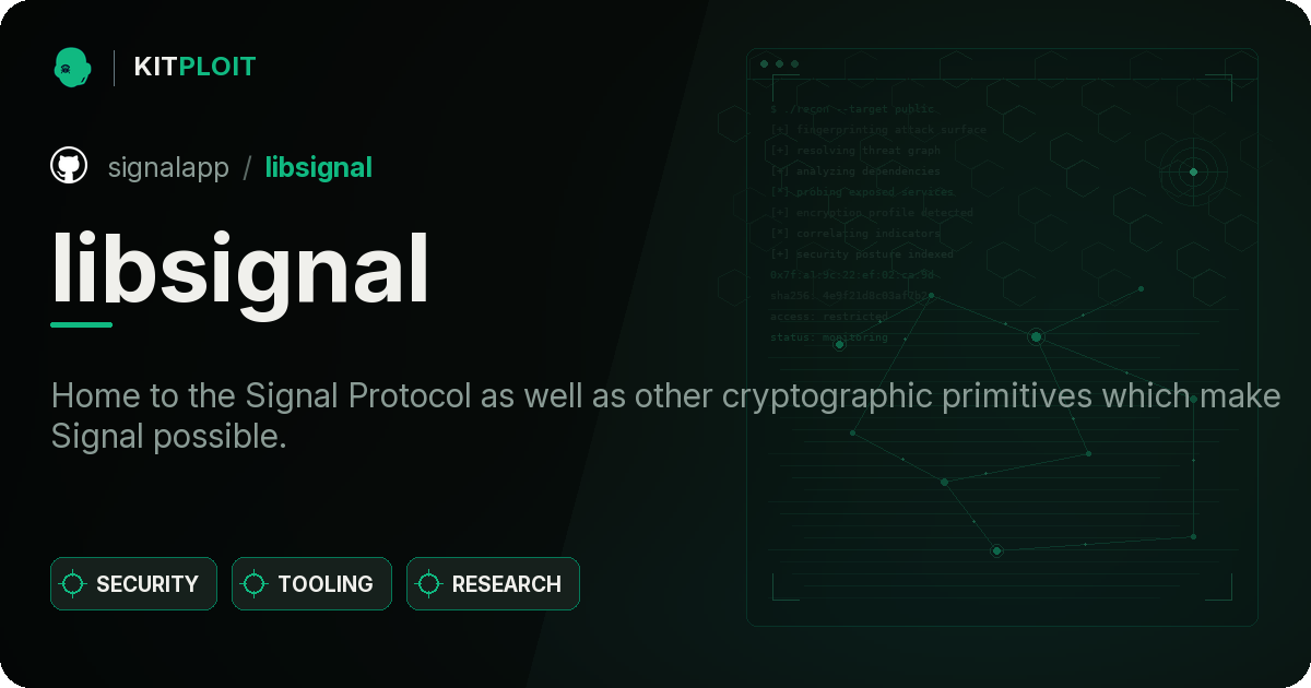 libsignal preview