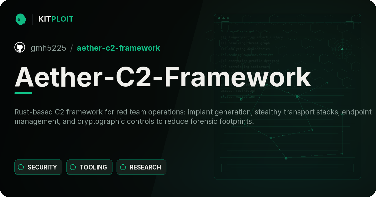 Aether-C2-Framework preview