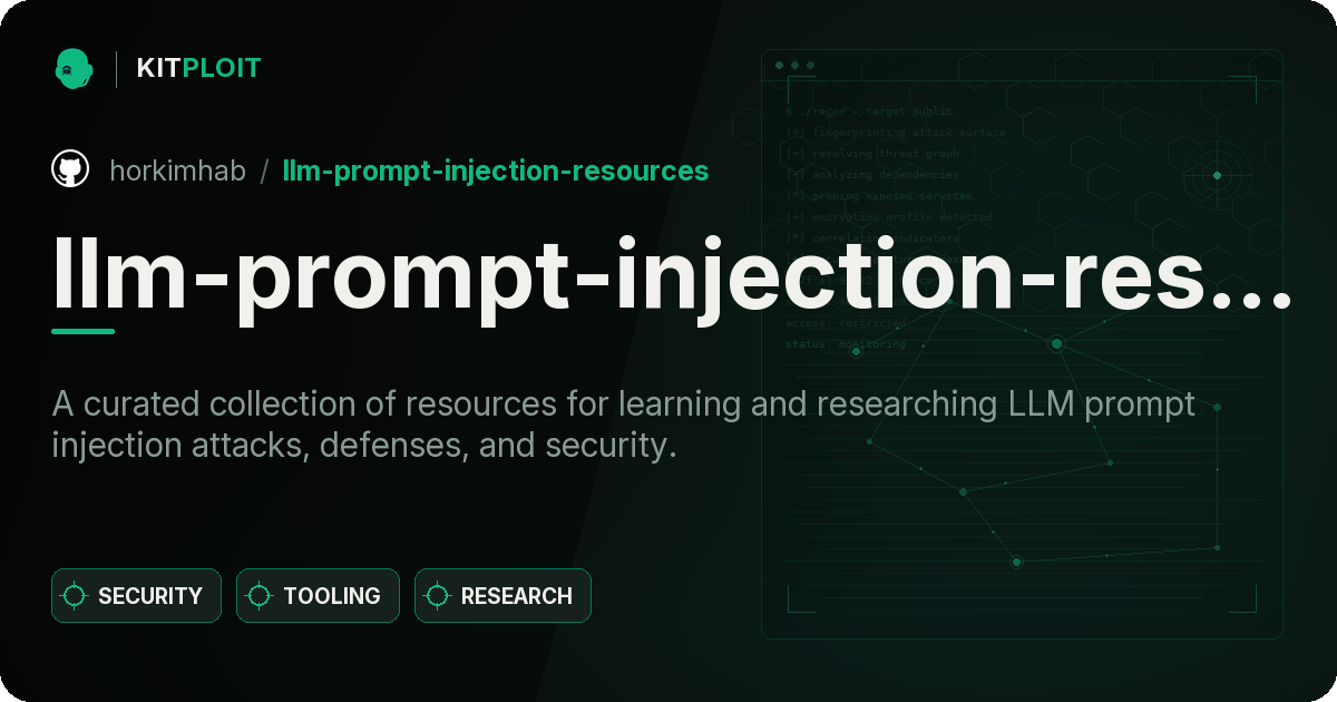 llm-prompt-injection-resources preview