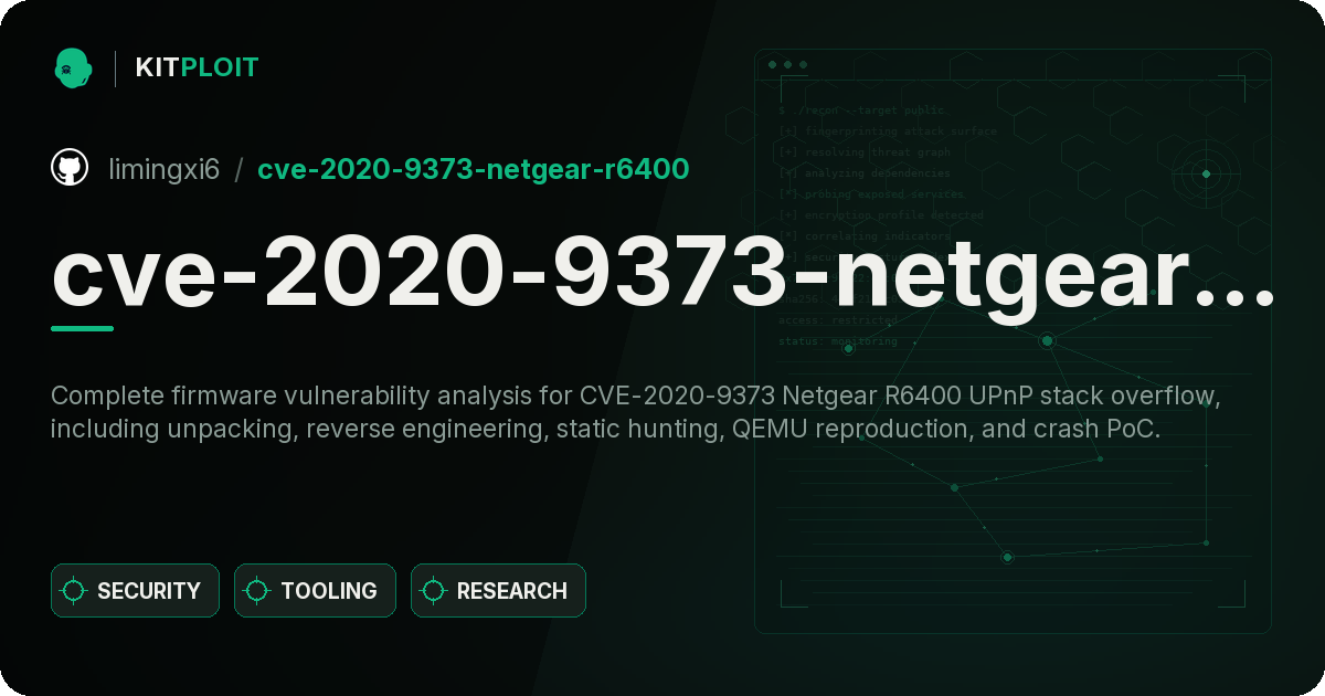 cve-2020-9373-netgear-r6400 preview