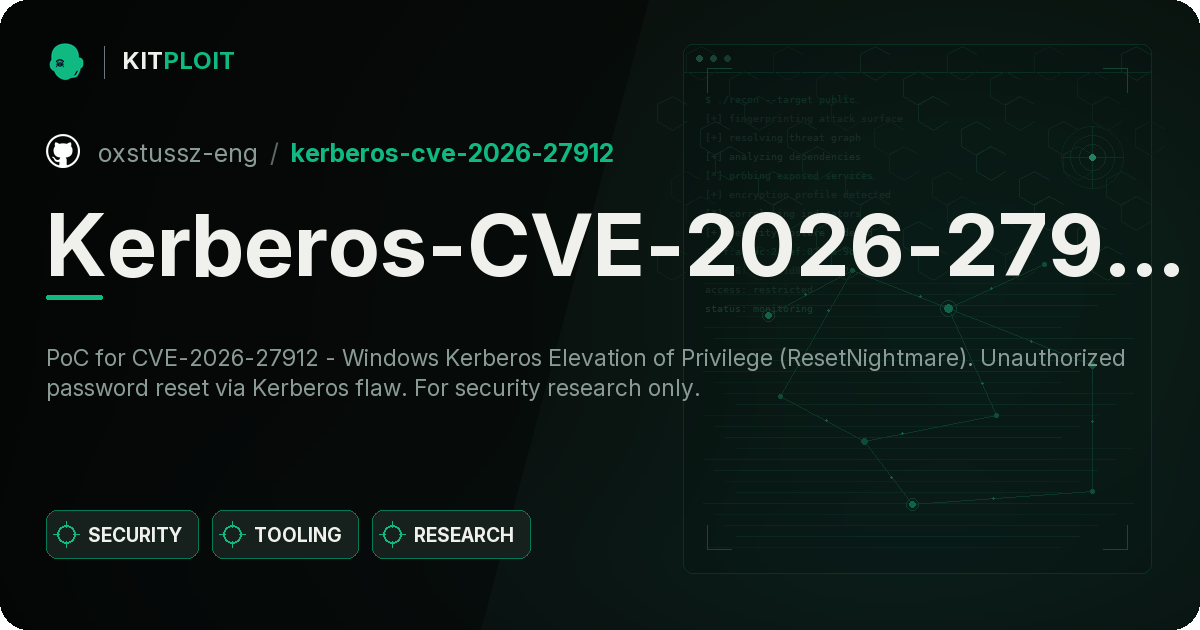 Kerberos-CVE-2026-27912 preview
