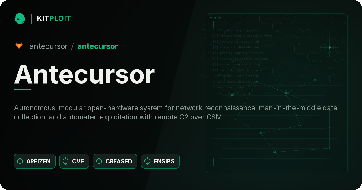 Antecursor preview