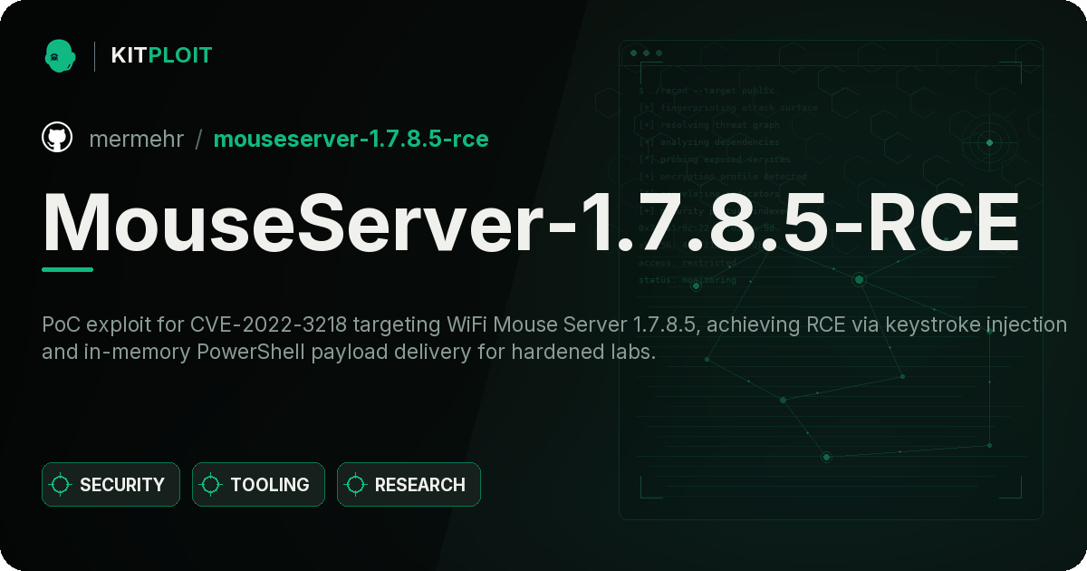 MouseServer-1.7.8.5-RCE preview