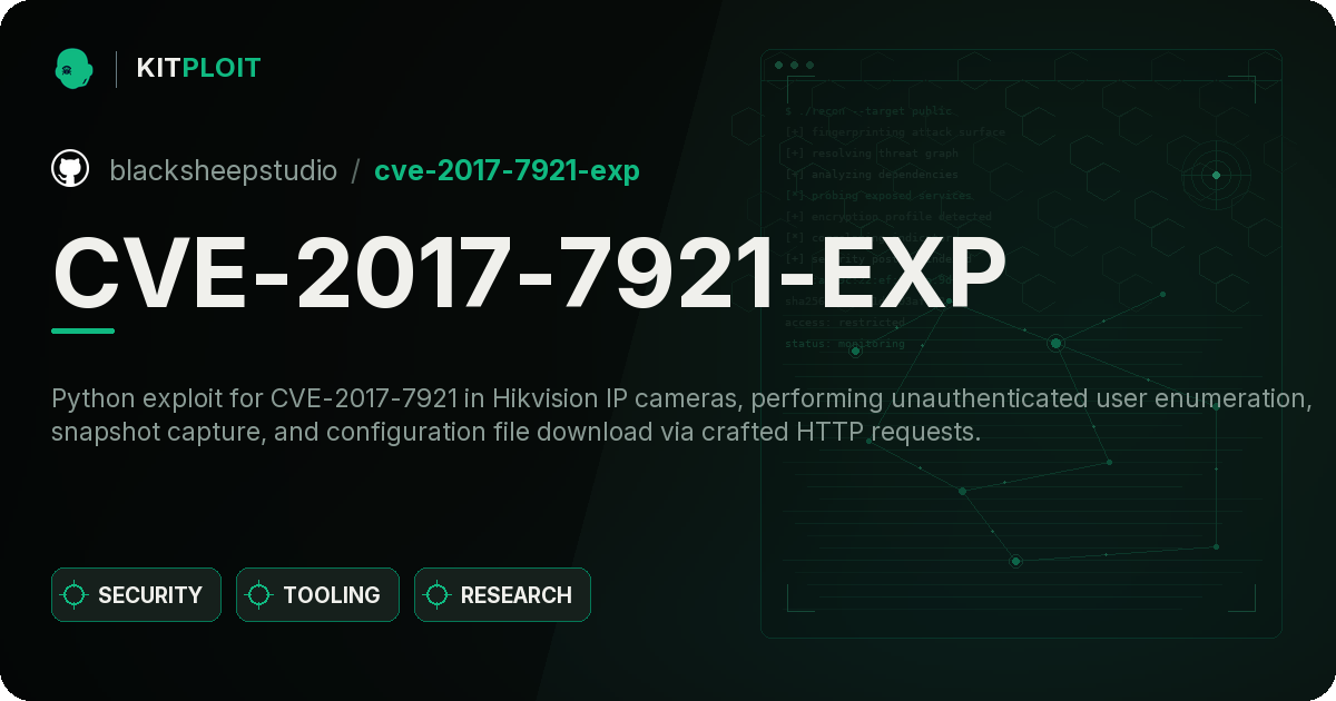 CVE-2017-7921-EXP preview