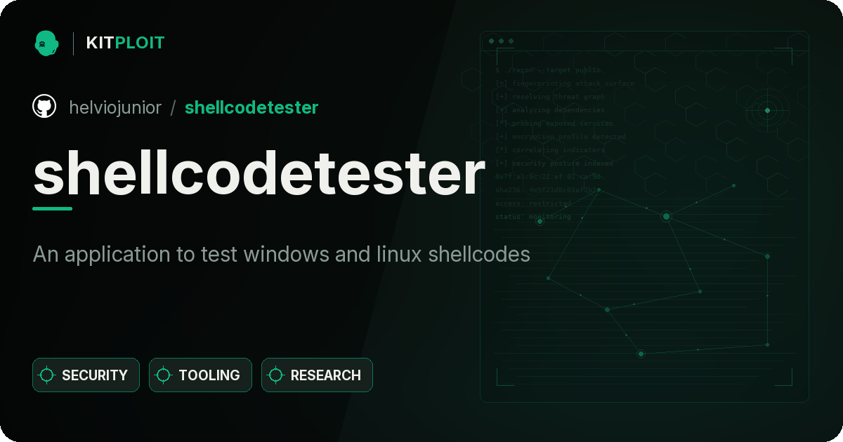 shellcodetester preview