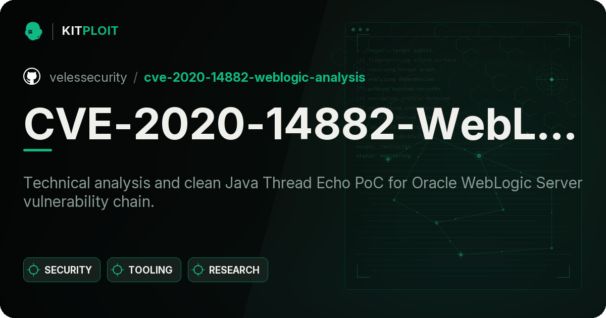 CVE-2020-14882-WebLogic-Analysis preview