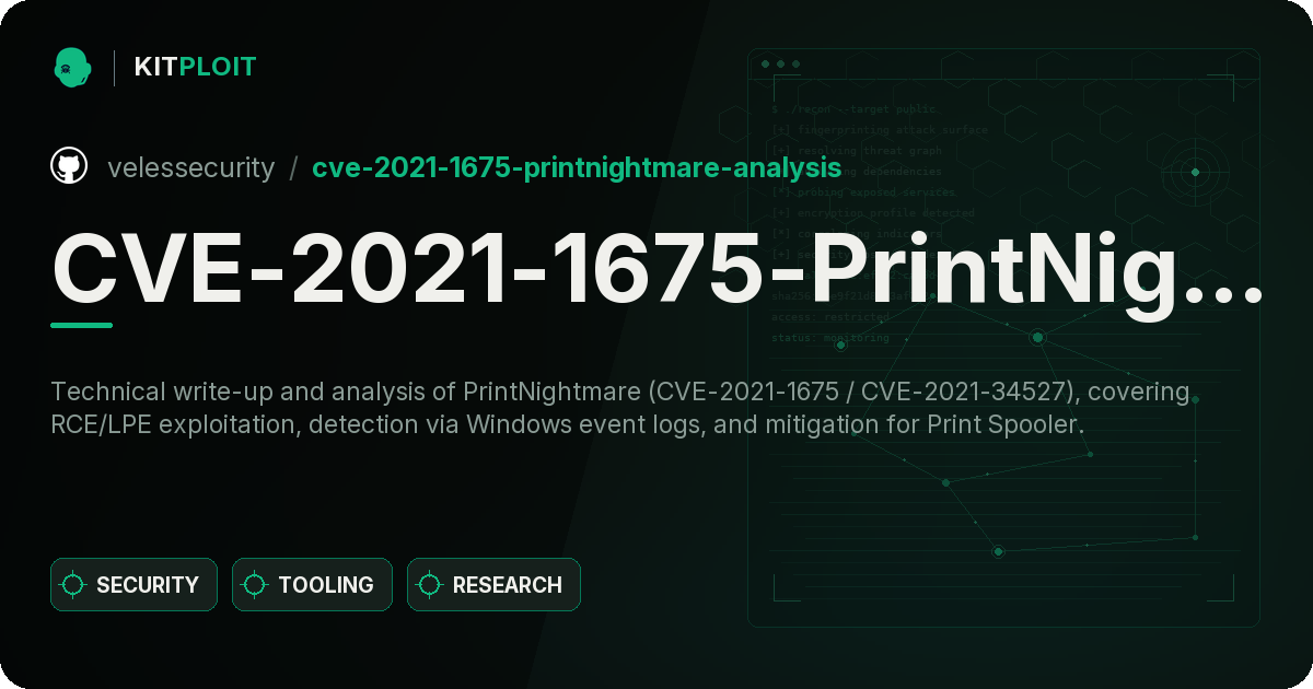 CVE-2021-1675-PrintNightmare-Analysis preview