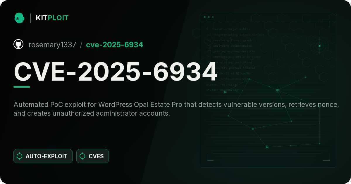 CVE-2025-6934 preview