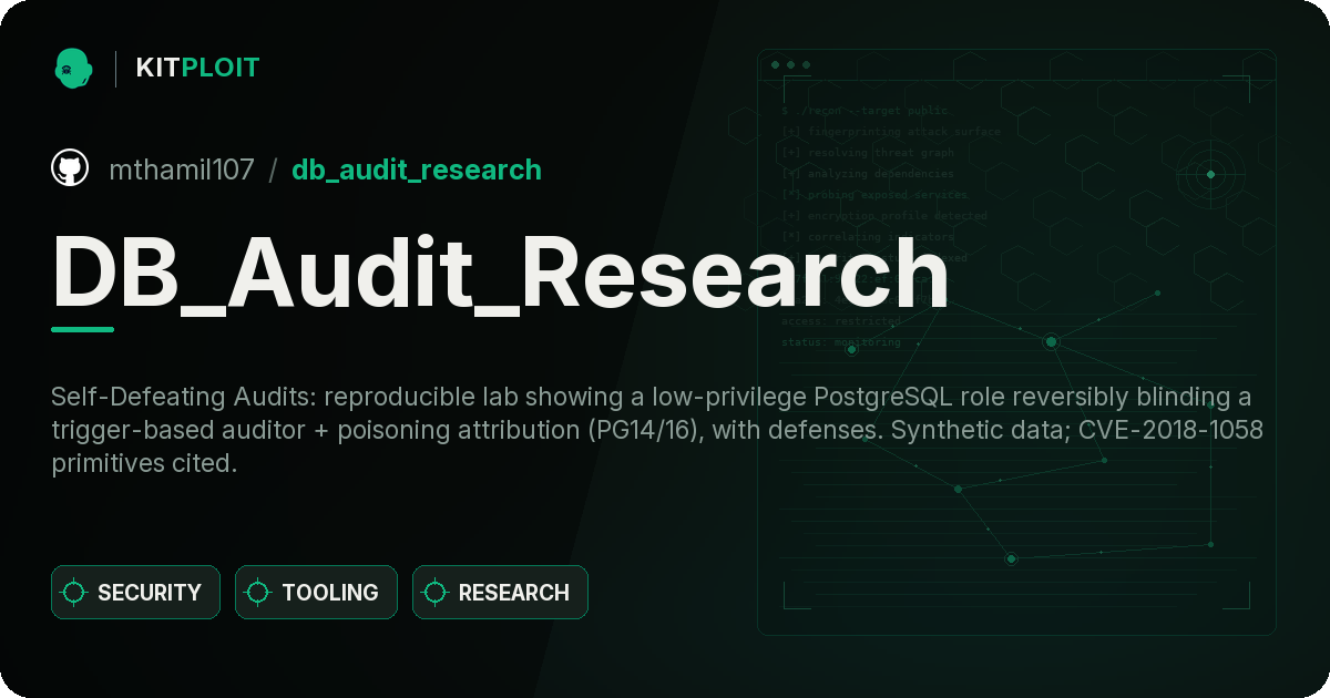 DB_Audit_Research preview