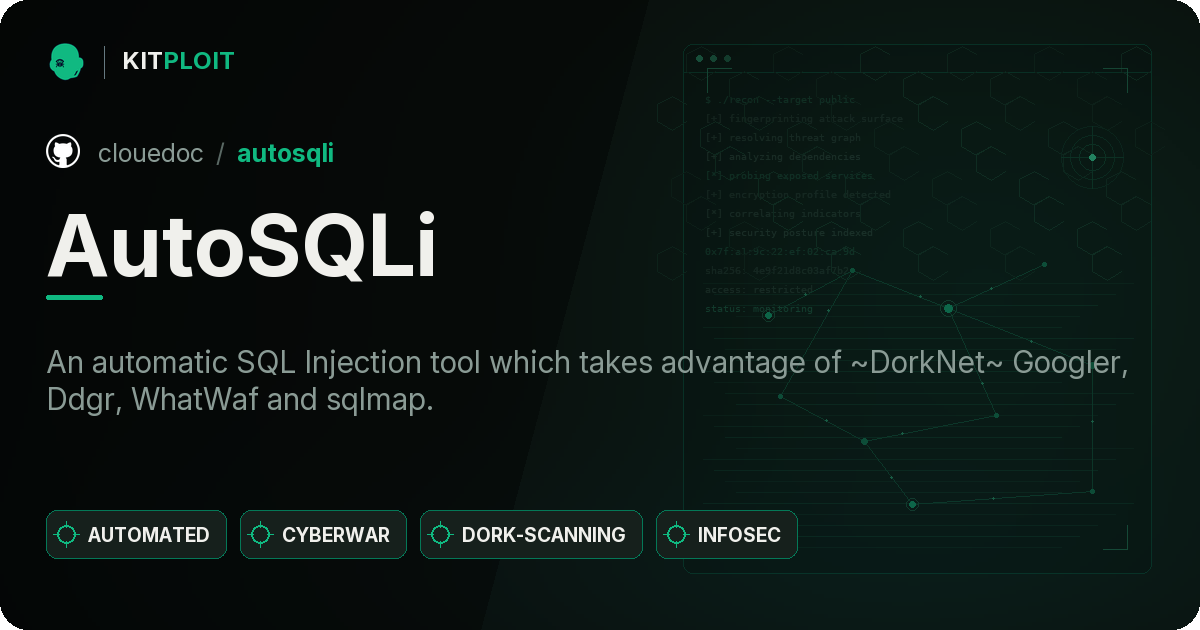 AutoSQLi preview