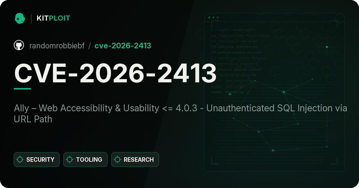 CVE-2026-2413 preview