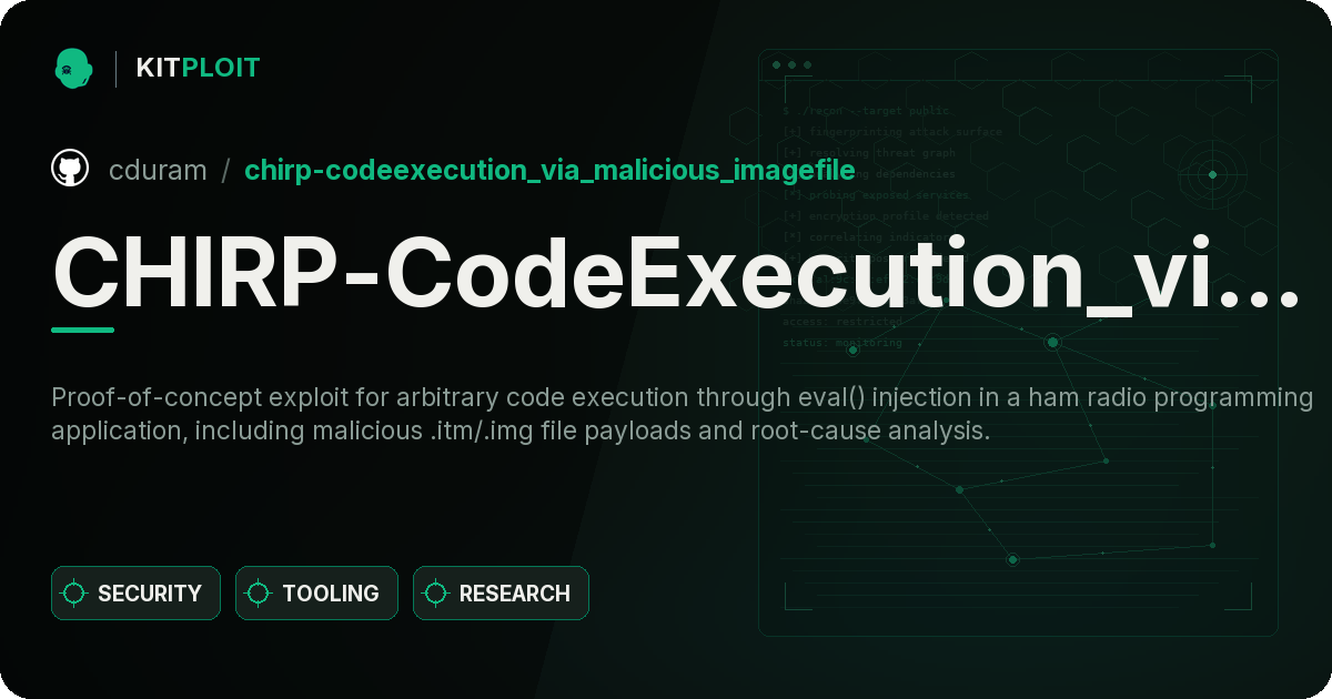 CHIRP-CodeExecution_via_Malicious_ImageFile