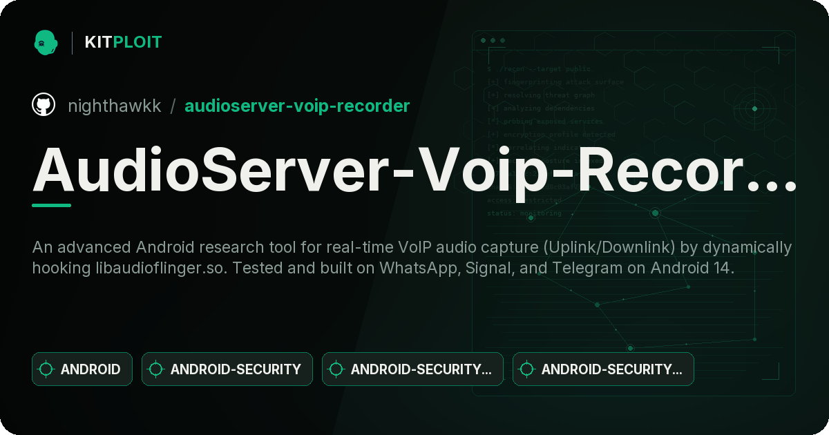 AudioServer-Voip-Recorder