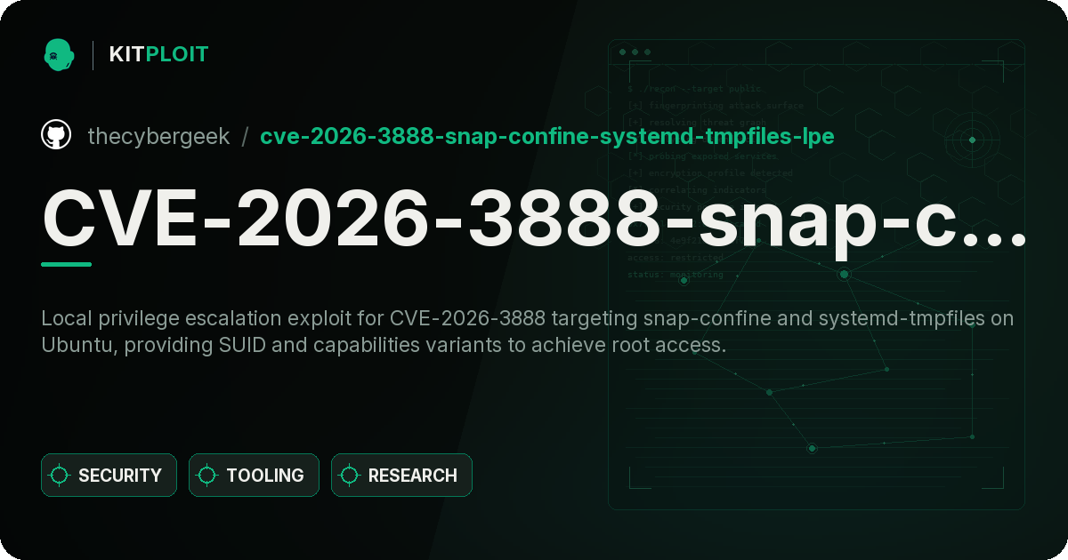 CVE-2026-3888-snap-confine-systemd-tmpfiles-LPE preview