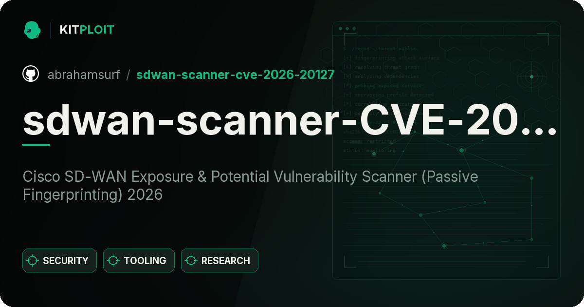 sdwan-scanner-CVE-2026-20127 preview