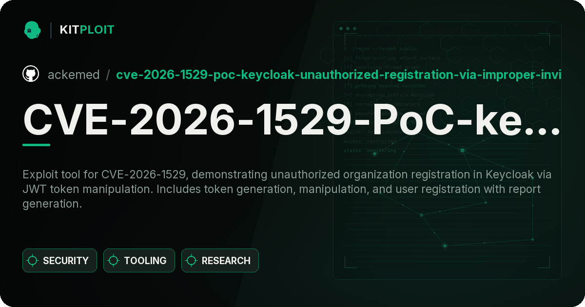 CVE-2026-1529-PoC-keycloak-unauthorized-registration-via-improper