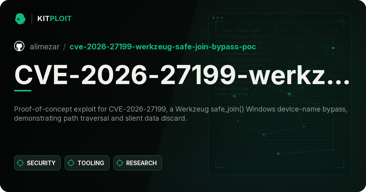 CVE-2026-27199-werkzeug-safe-join-bypass-PoC preview