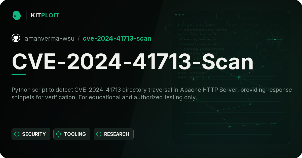 CVE-2024-41713-Scan preview